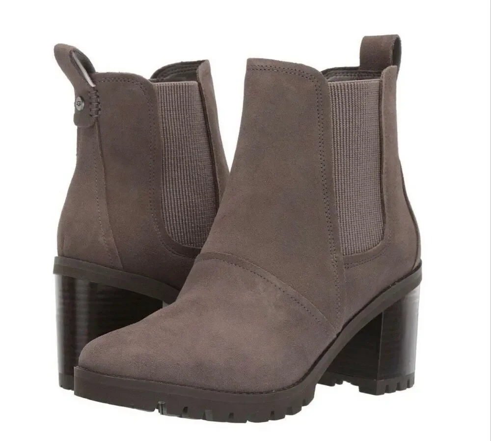 Ugg Australia Women's Hazel Ankle Boots Pinewood Suede, Sz 9, $210